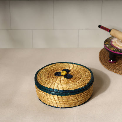 Handmade Sikki Grass Roti Box