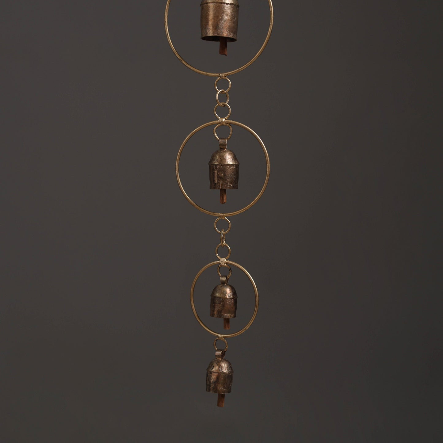 Ring - Kutch Copper Coated 7 Bells Wind Chimes 19