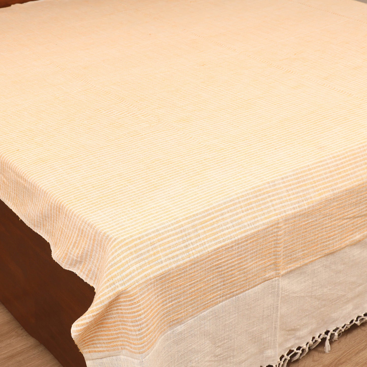 Bijnor Pure Handloom Cotton Double Bed Sheet (108 x 90 in) 41