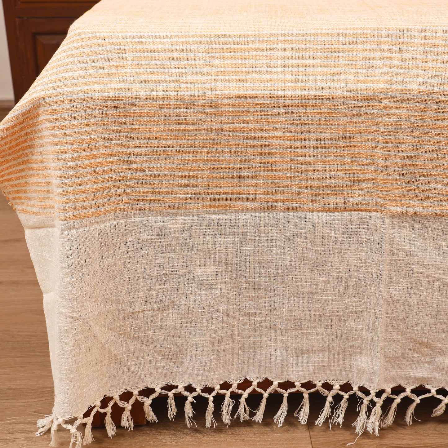 Bijnor Pure Handloom Cotton Double Bed Sheet (108 x 90 in) 41
