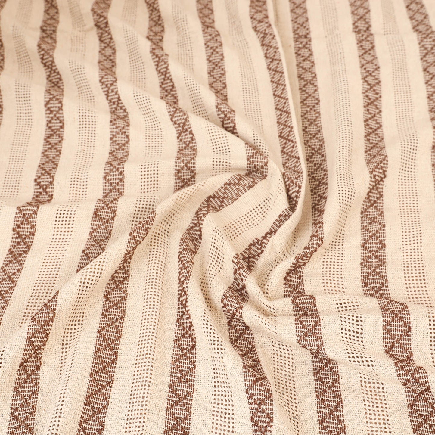 Bijnor Pure Handloom Cotton Double Bed Sheet (108 x 90 in) 44
