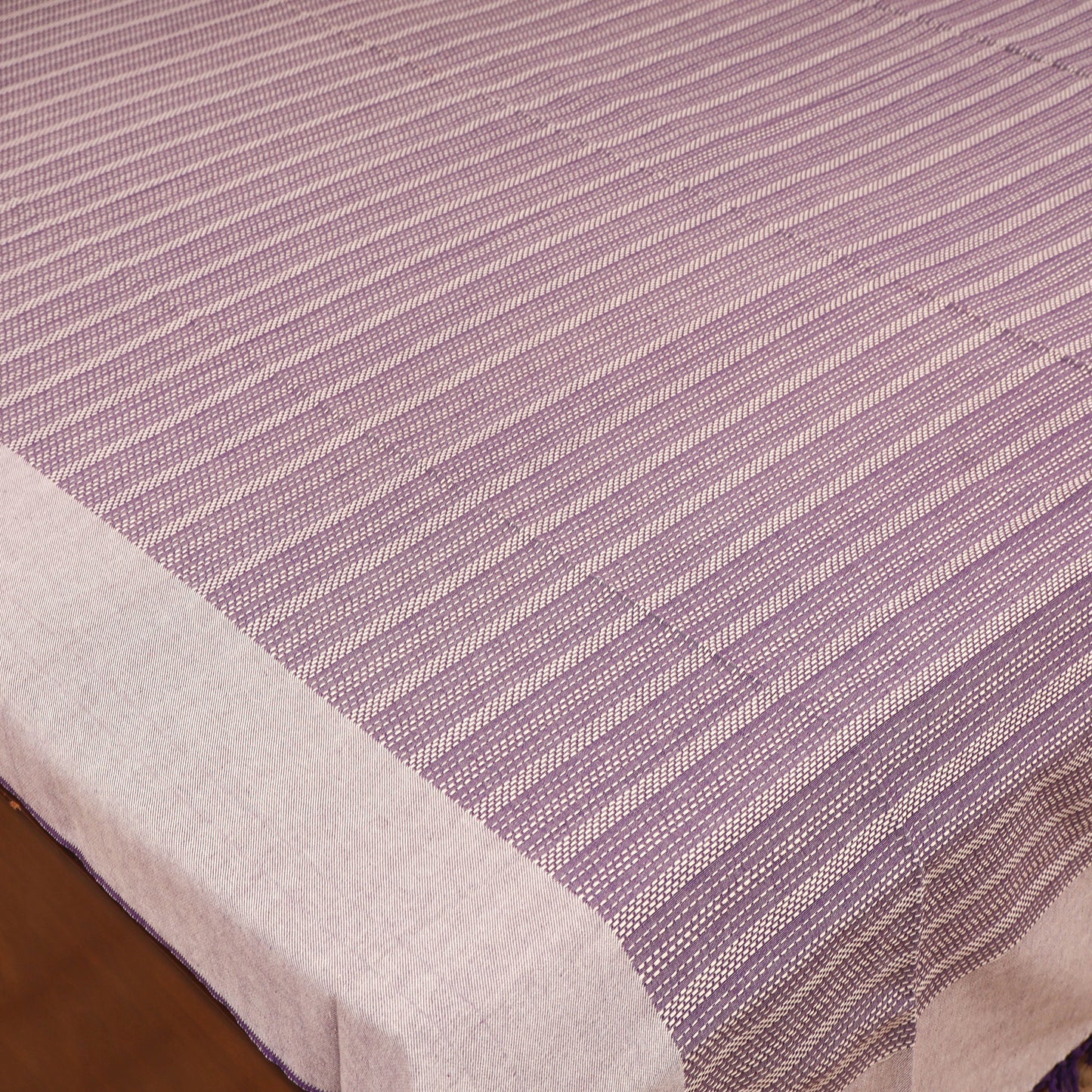 Bijnor Pure Handloom Cotton Double Bed Sheet (96 x 76 in) 61