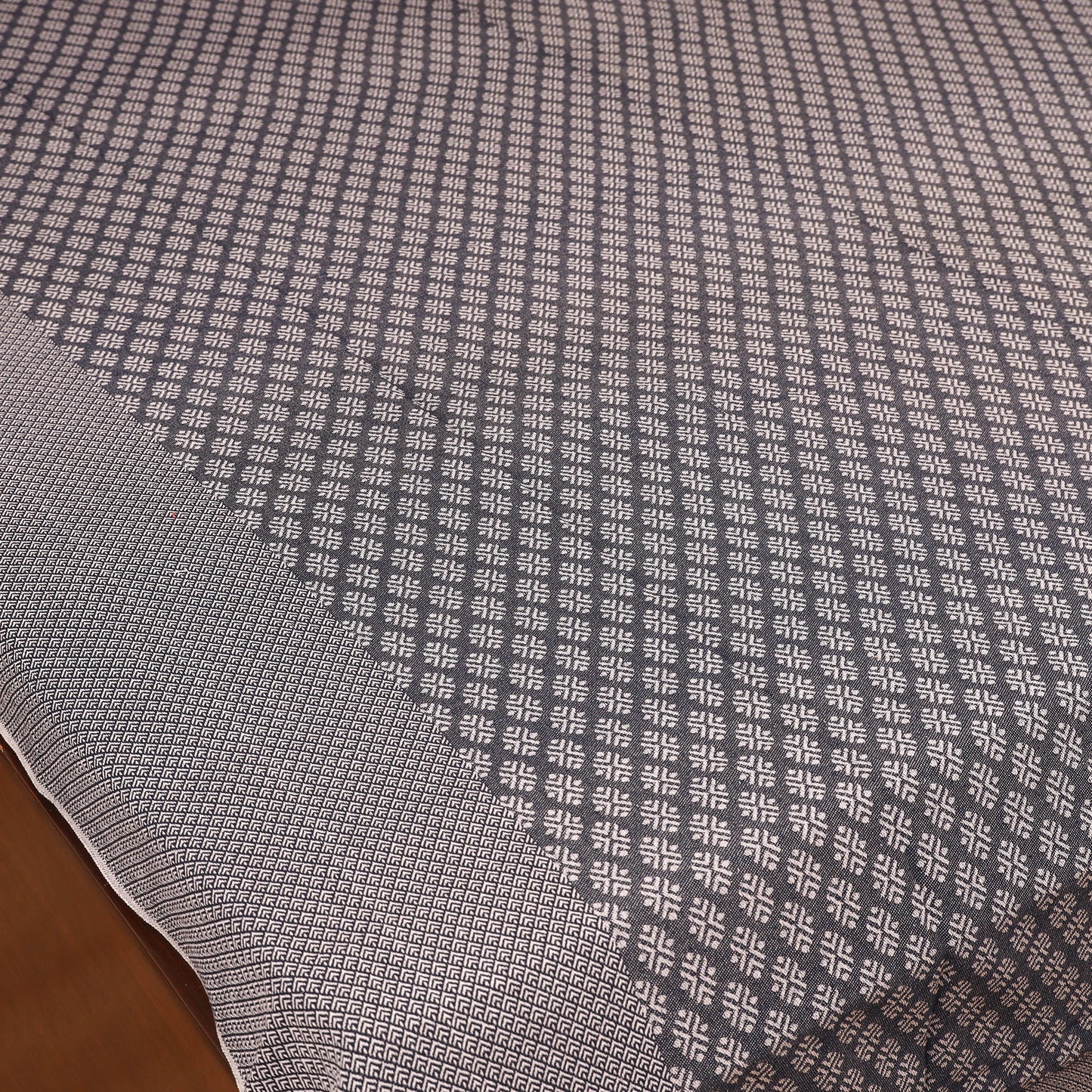 Bijnor Pure Handloom Cotton Double Bed Sheet (96 x 76 in) 68