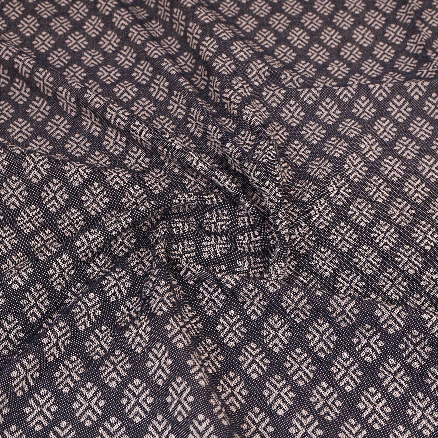 Bijnor Pure Handloom Cotton Double Bed Sheet (96 x 76 in) 68