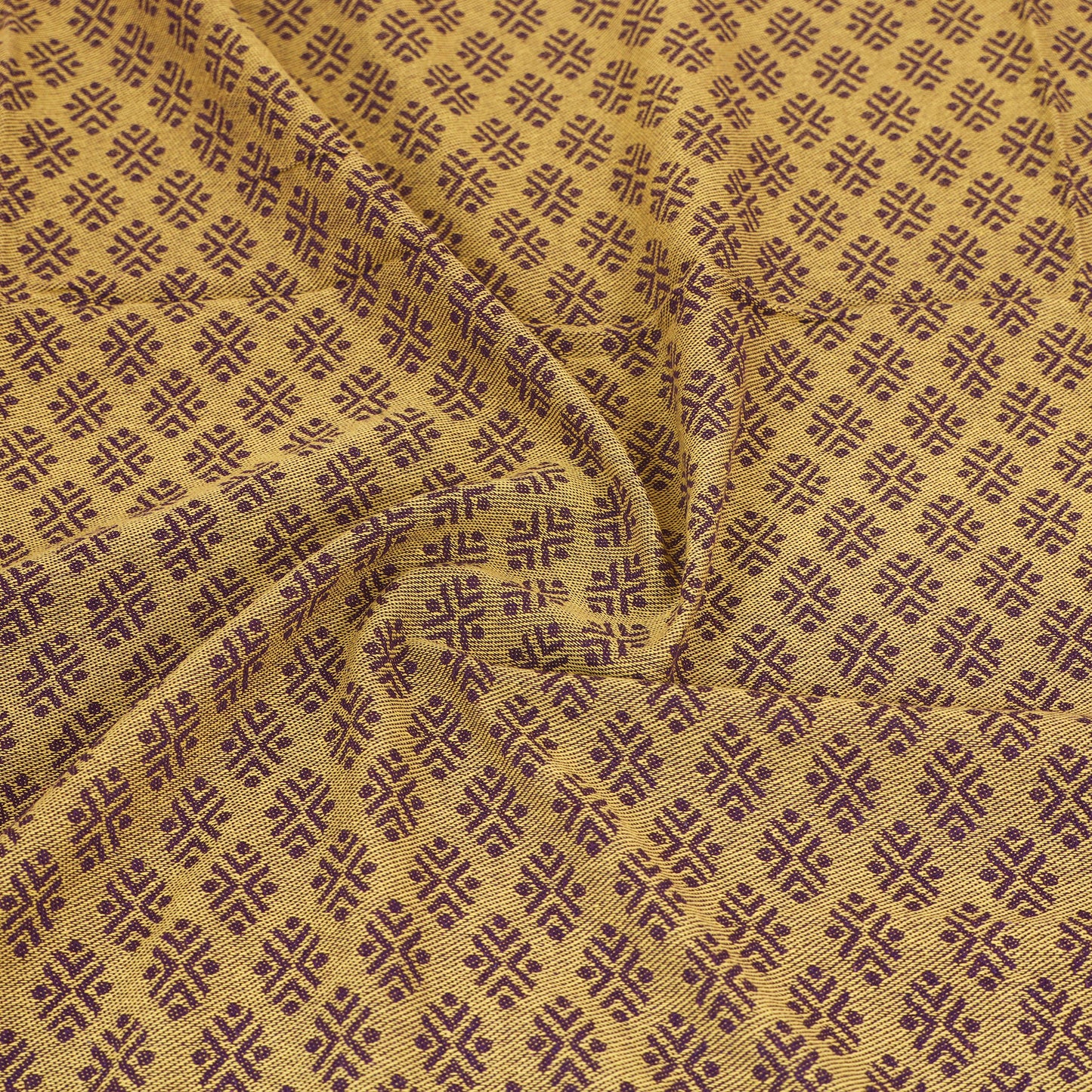 Bijnor Pure Handloom Cotton Double Bed Sheet (96 x 76 in) 70