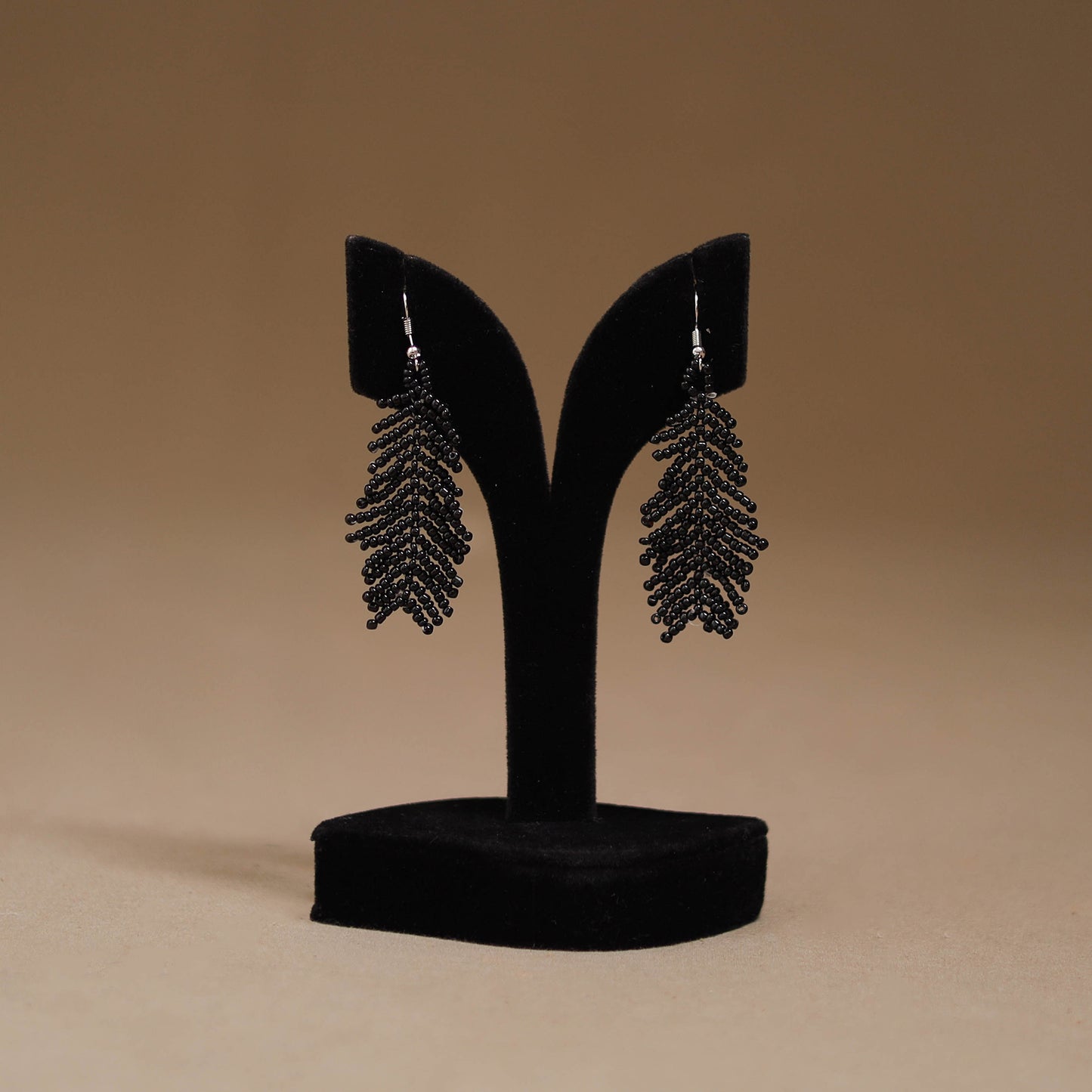 Black - Handmade Beadwork Earrings 20