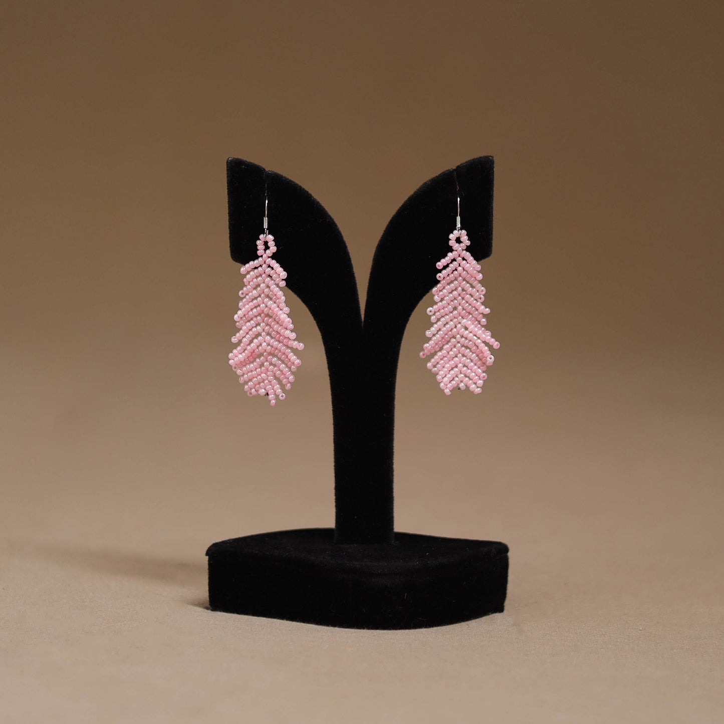 Pink - Handmade Beadwork Earrings 22