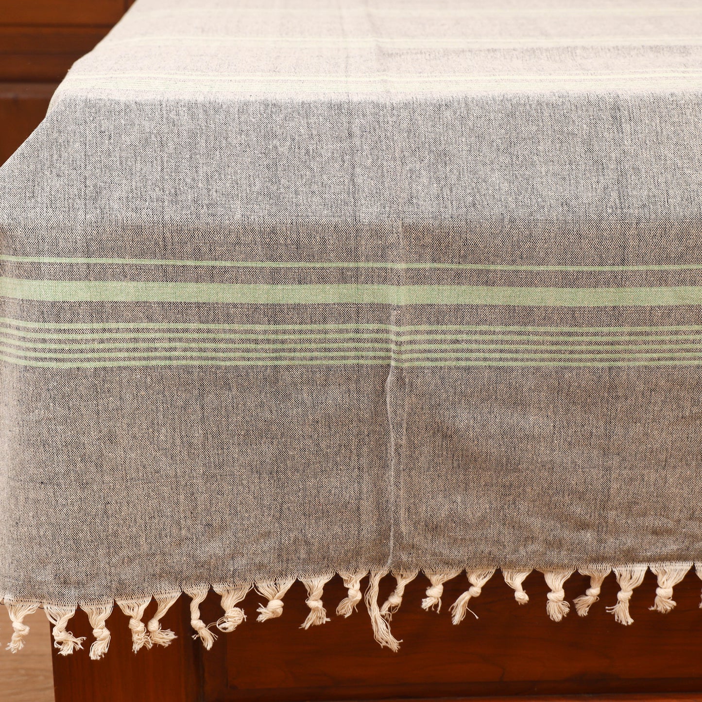 Bijnor Pure Handloom Cotton Single Bed Sheet (90 x 60 in) 84