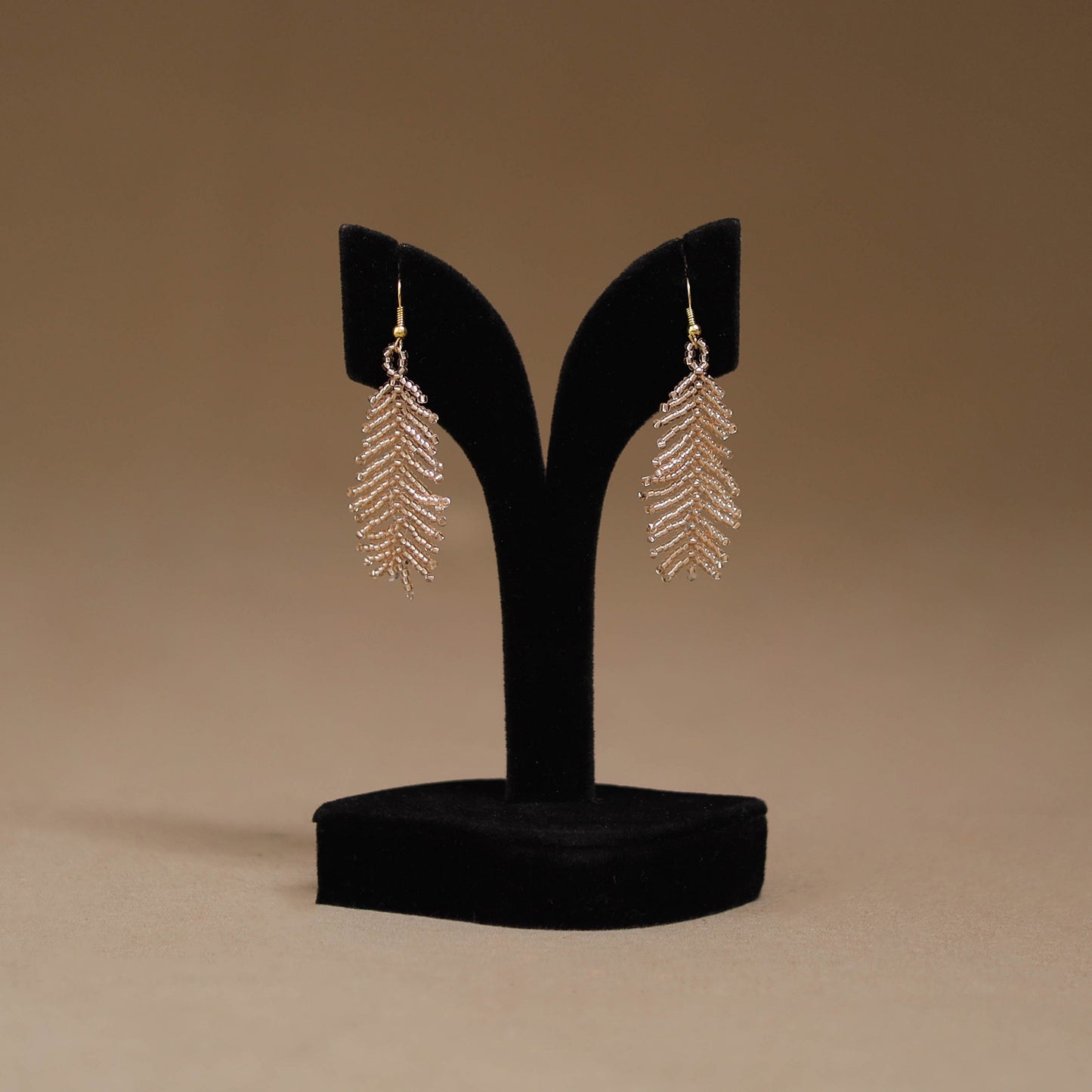 Brown - Handmade Beadwork Earrings 32