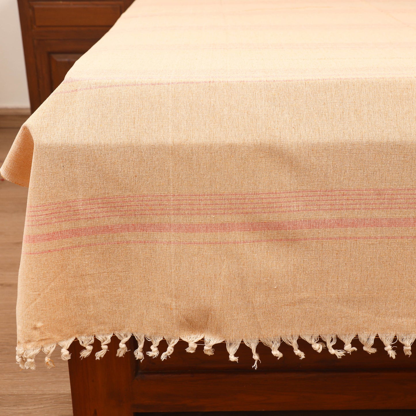 Bijnor Pure Handloom Cotton Single Bed Sheet (90 x 60 in) 87