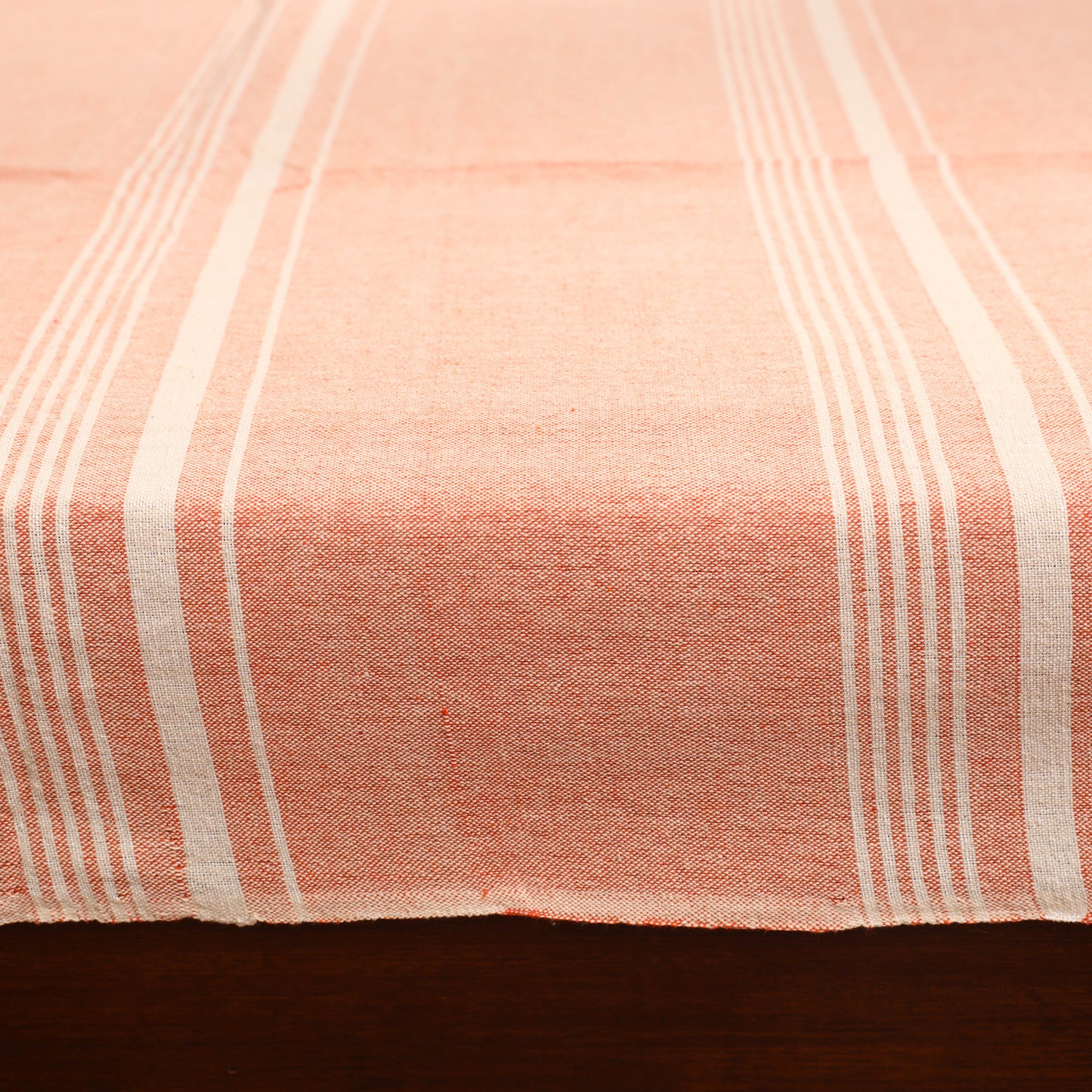 Bijnor Pure Handloom Cotton Single Bed Sheet (90 x 60 in) 90