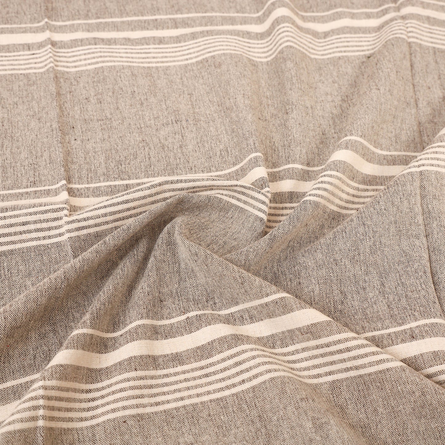 Bijnor Pure Handloom Cotton Single Bed Sheet (90 x 60 in) 92
