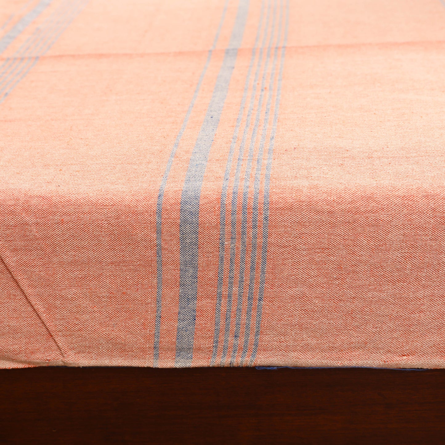 Bijnor Pure Handloom Cotton Single Bed Sheet (90 x 60 in) 93