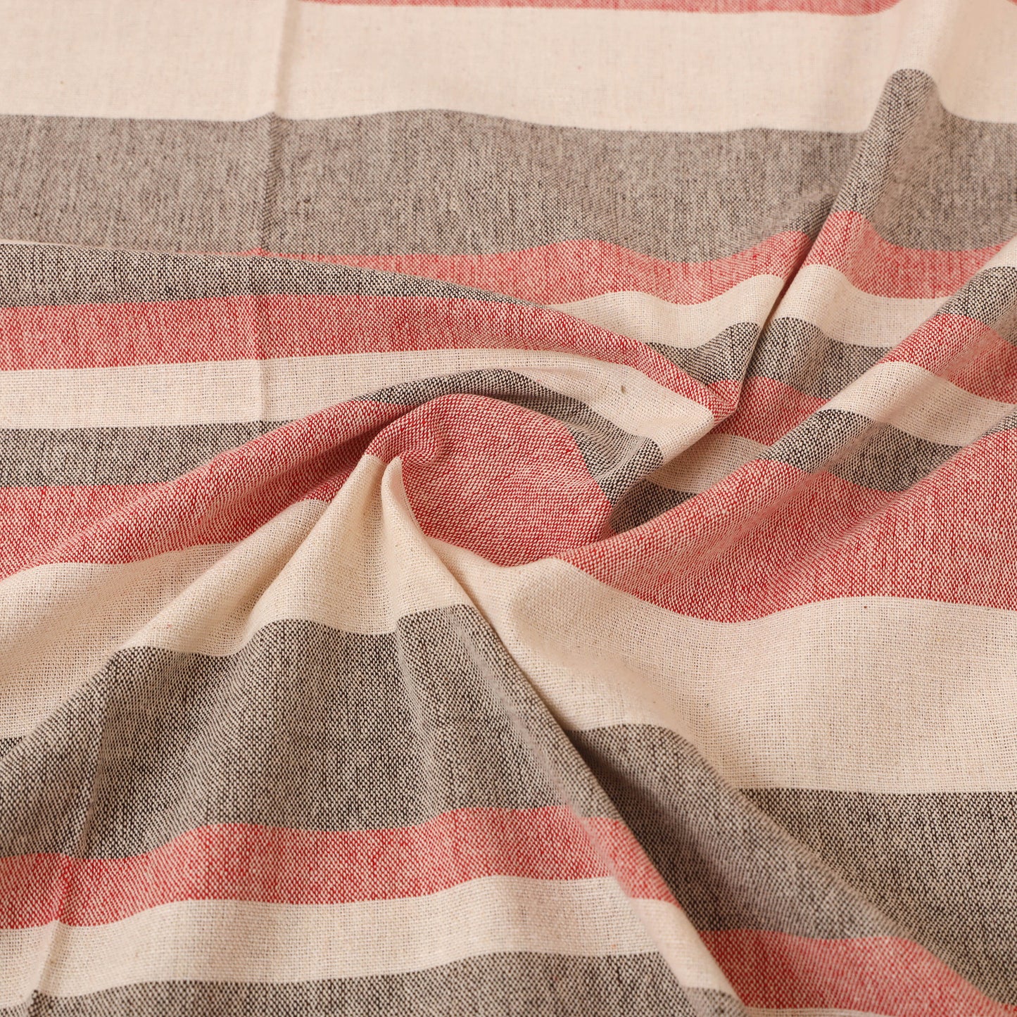 Bijnor Pure Handloom Cotton Single Bed Sheet (90 x 60 in) 96