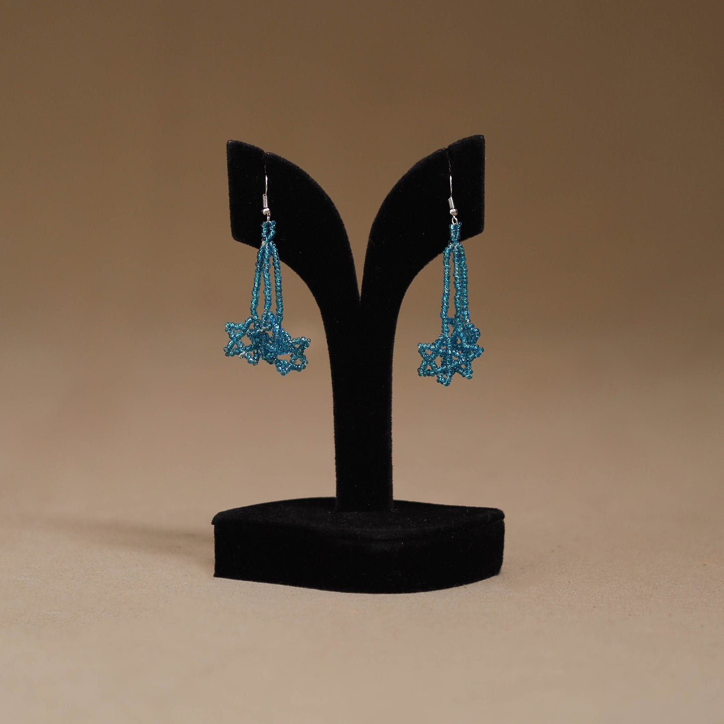 Blue - Handmade Beadwork Earrings 70