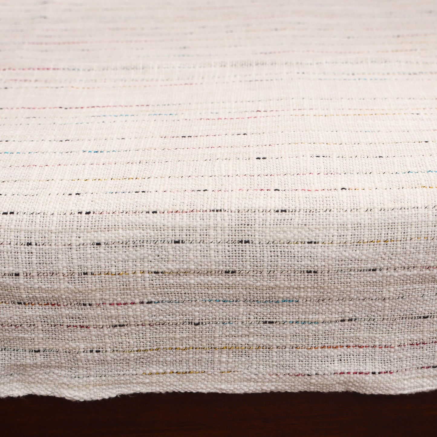 Bijnor Pure Handloom Cotton Single Bed Sheet (90 x 60 in) 101