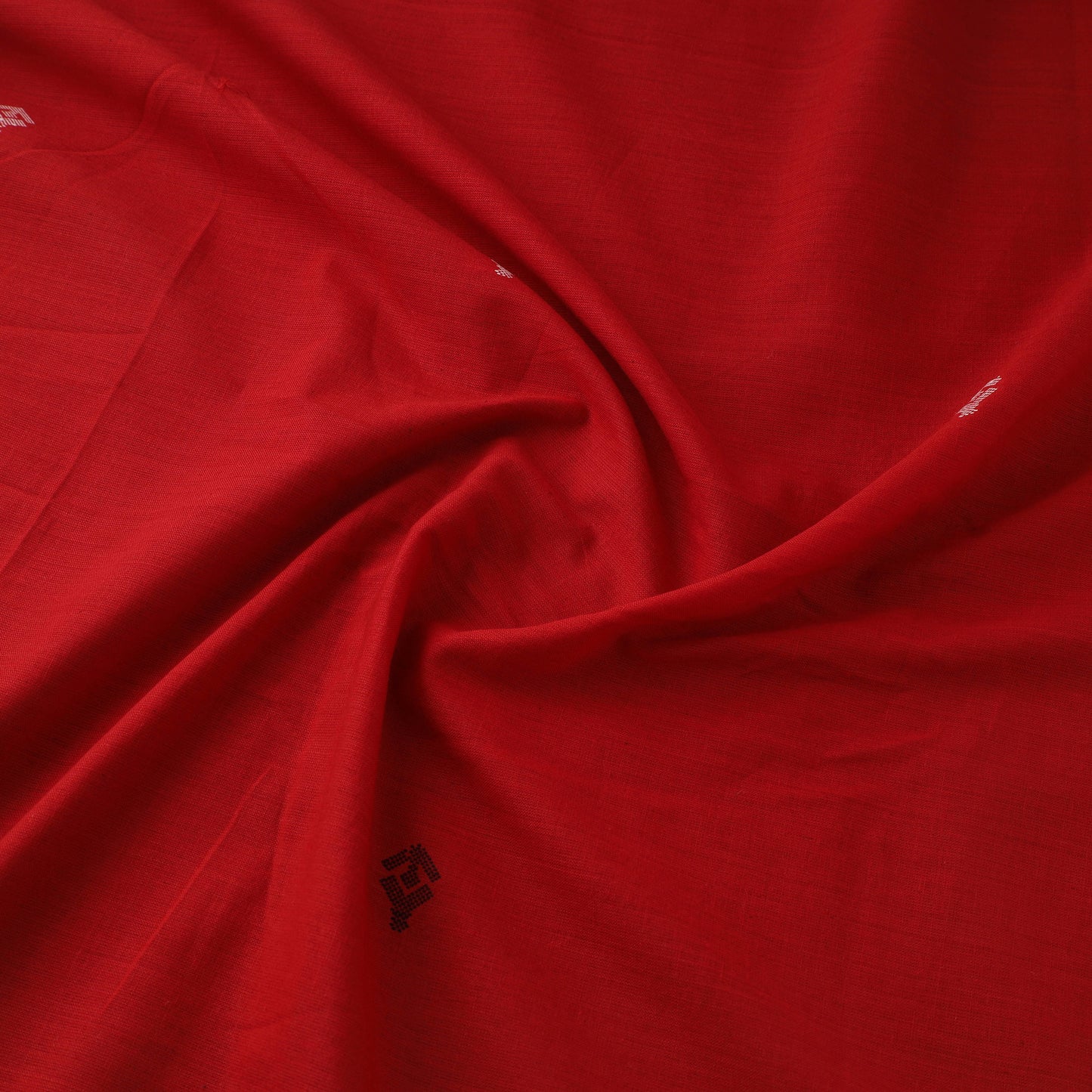 Red - Prewashed Cotton Jacquard Fabric 10