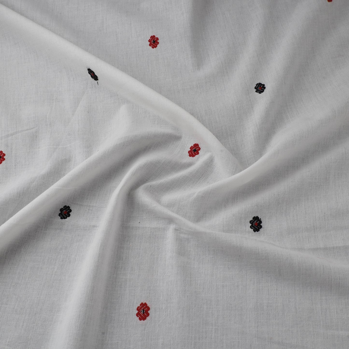 White - Prewashed Cotton Jacquard Fabric 11