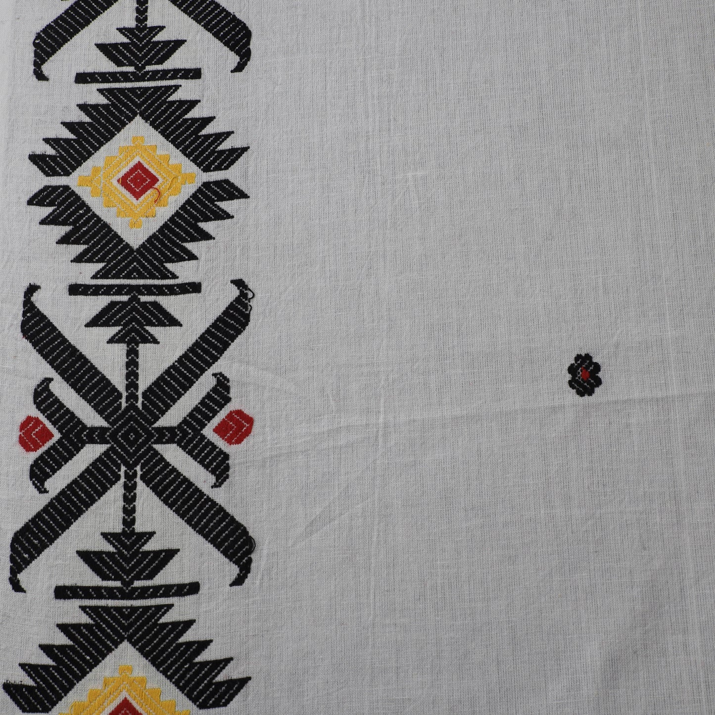 White - Prewashed Cotton Jacquard Fabric 11
