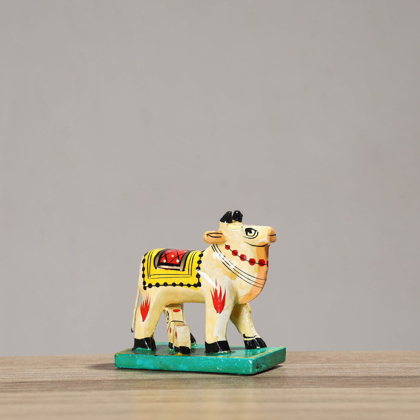 Handpainted Wooden - Cow (Small) 42 Online in India