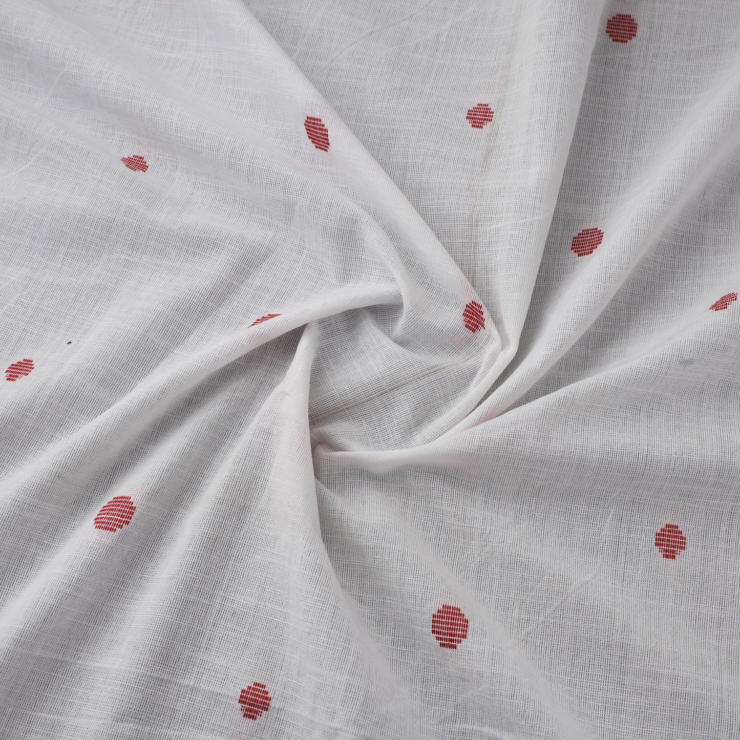 White - Prewashed Cotton Jacquard Fabric 17
