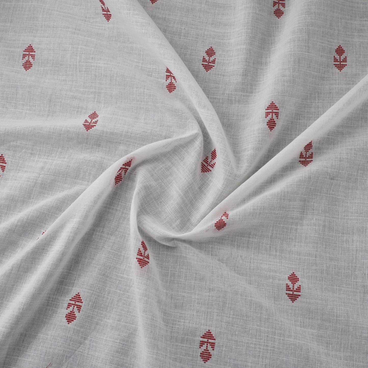 White - Prewashed Cotton Jacquard Fabric 18