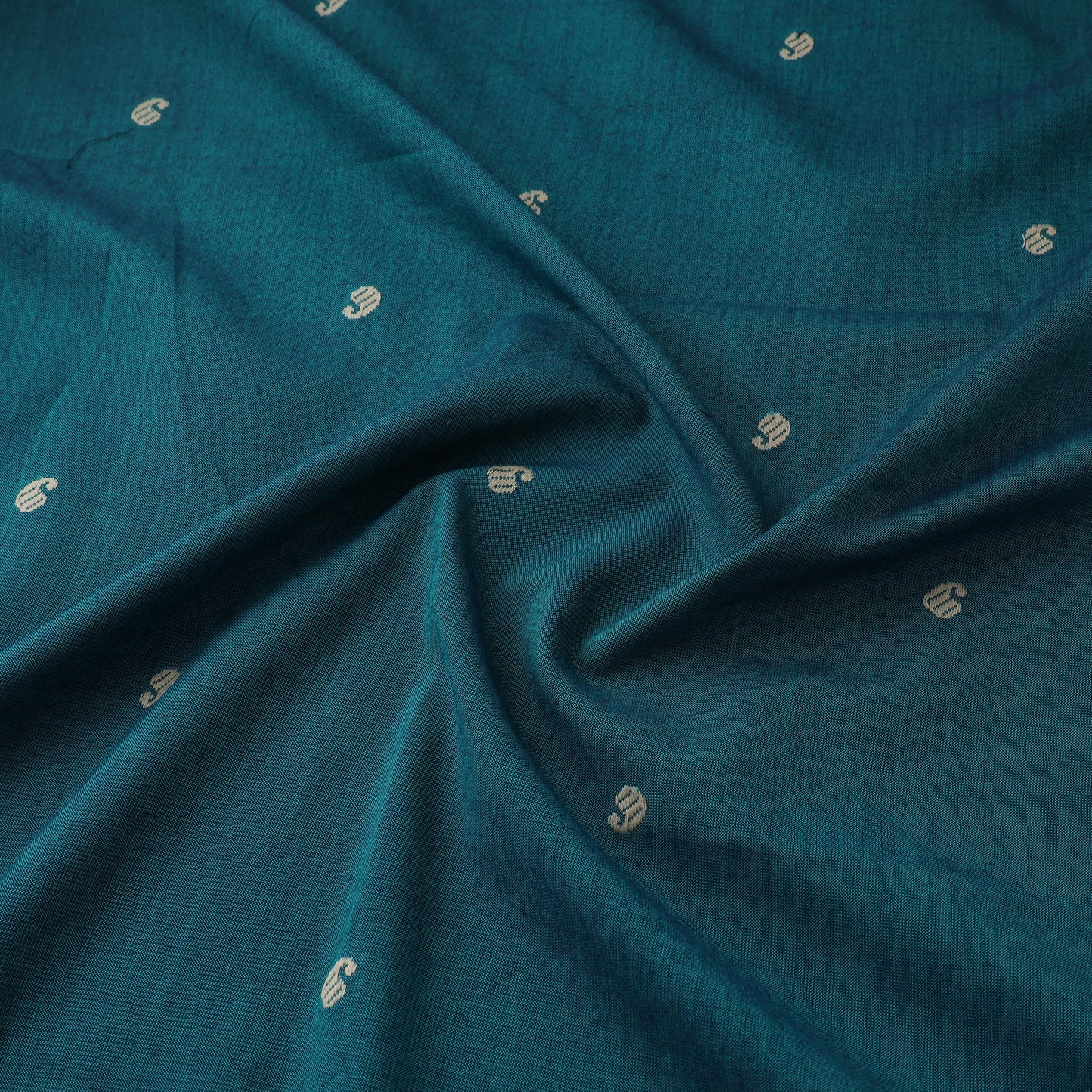 Blue - Prewashed Cotton Jacquard Fabric 29
