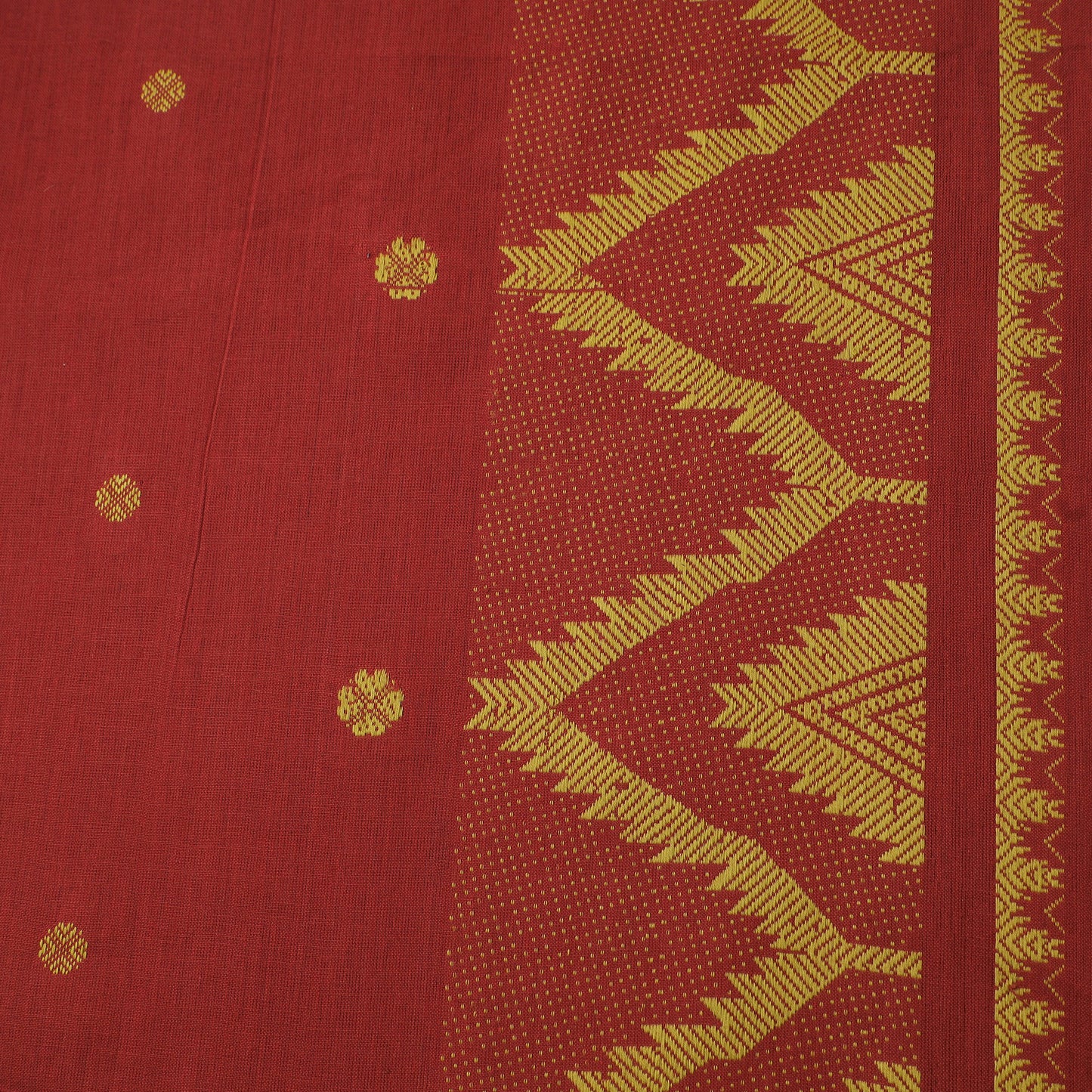 Red - Prewashed Cotton Jacquard Fabric 30