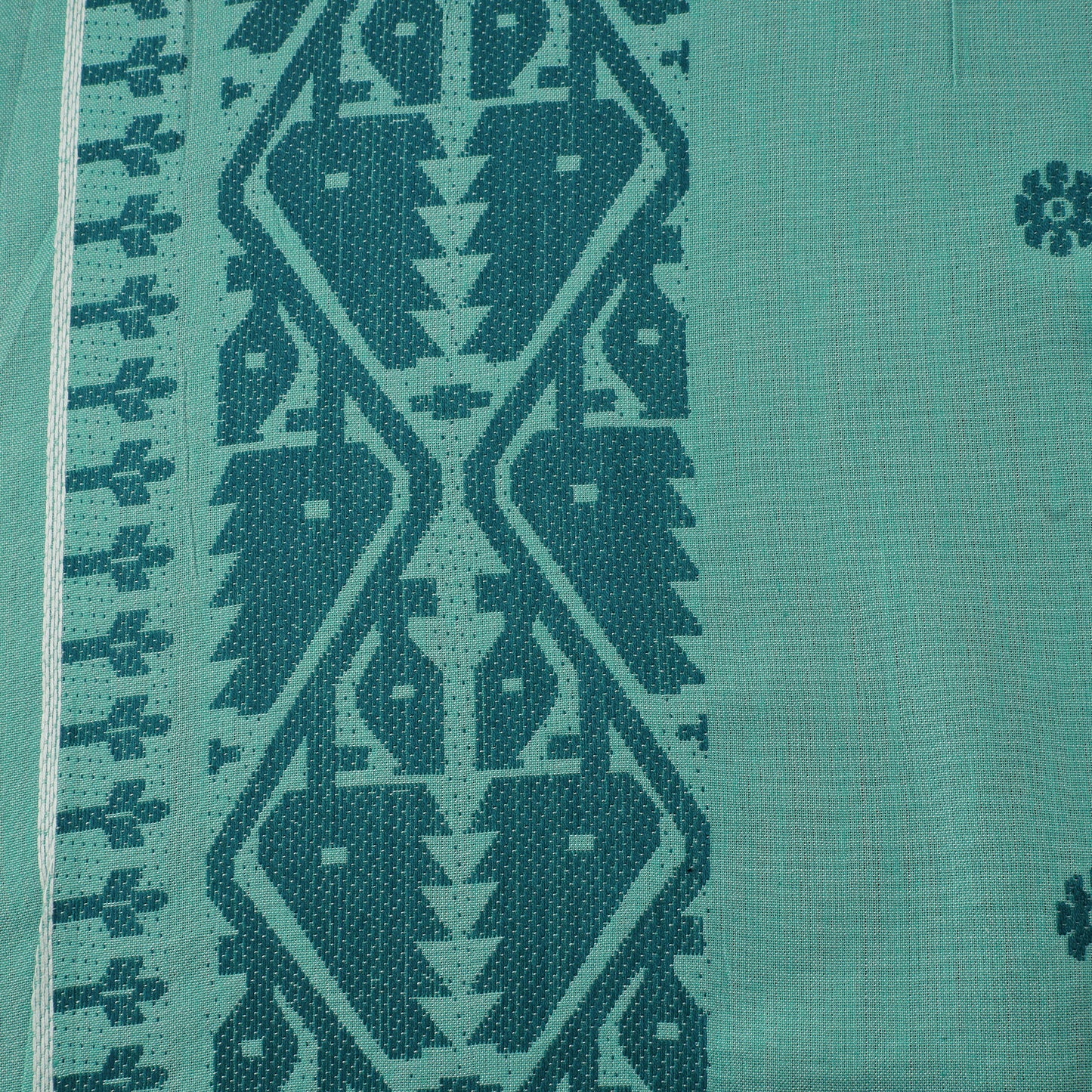 Green - Prewashed Cotton Jacquard Fabric 33