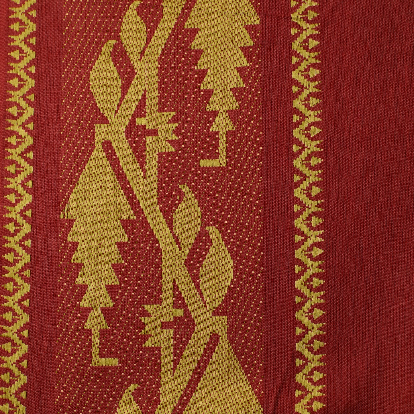 Red - Prewashed Cotton Jacquard Fabric 34