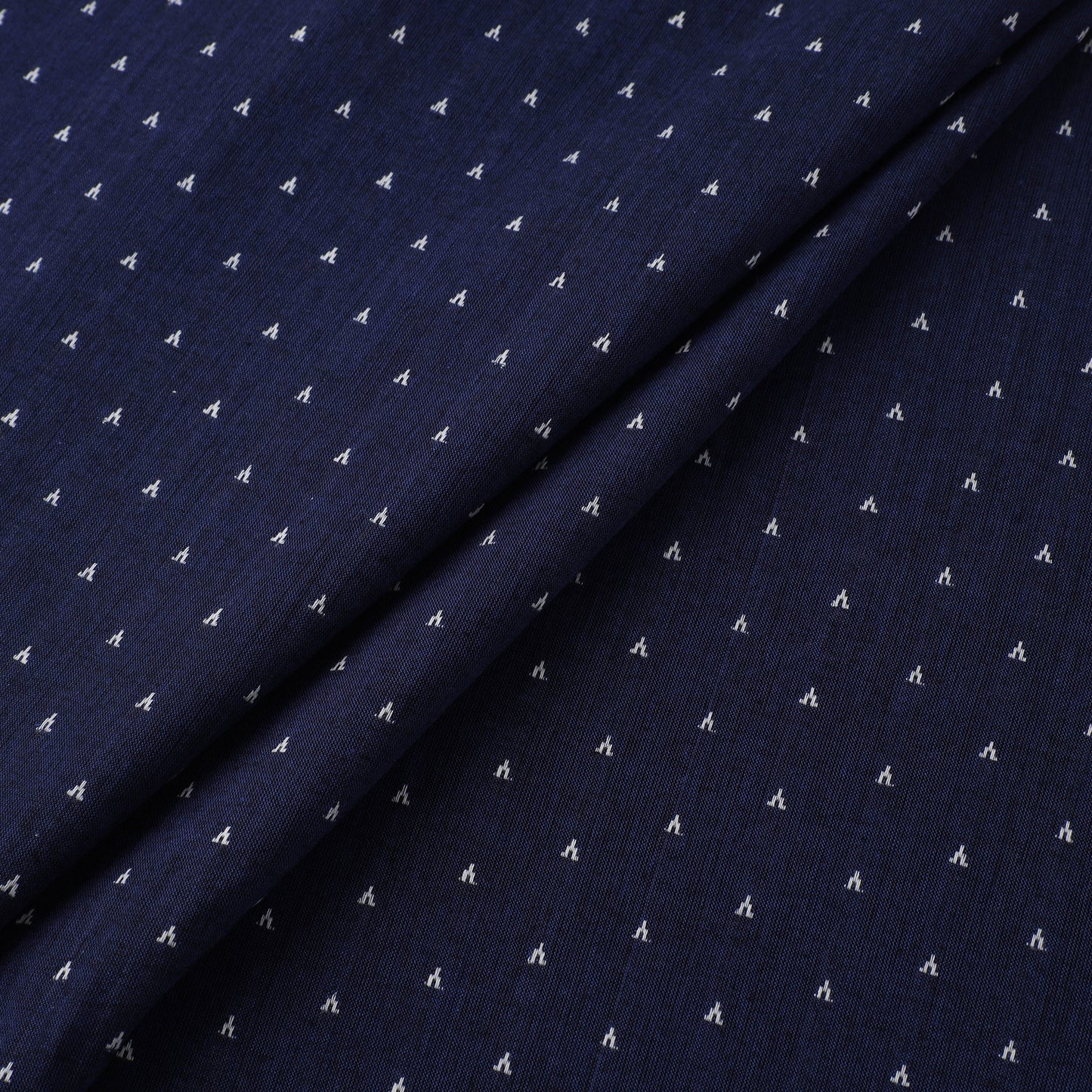 Blue - Prewashed Cotton Jacquard Fabric 37
