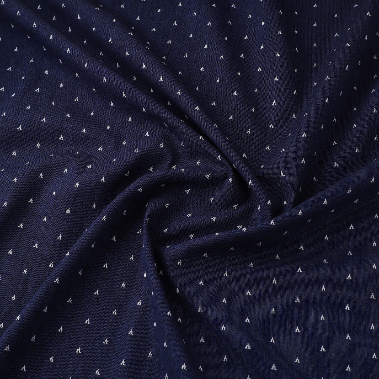 Blue - Prewashed Cotton Jacquard Fabric 37