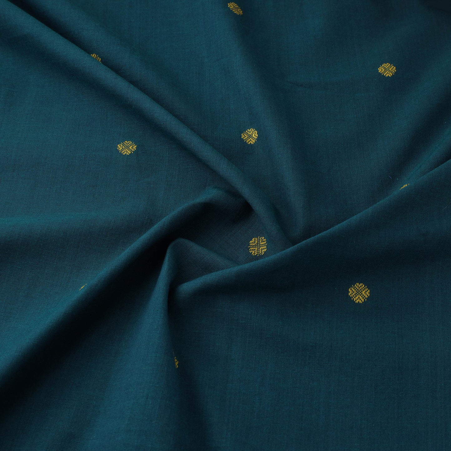 Blue - Prewashed Cotton Jacquard Fabric 42