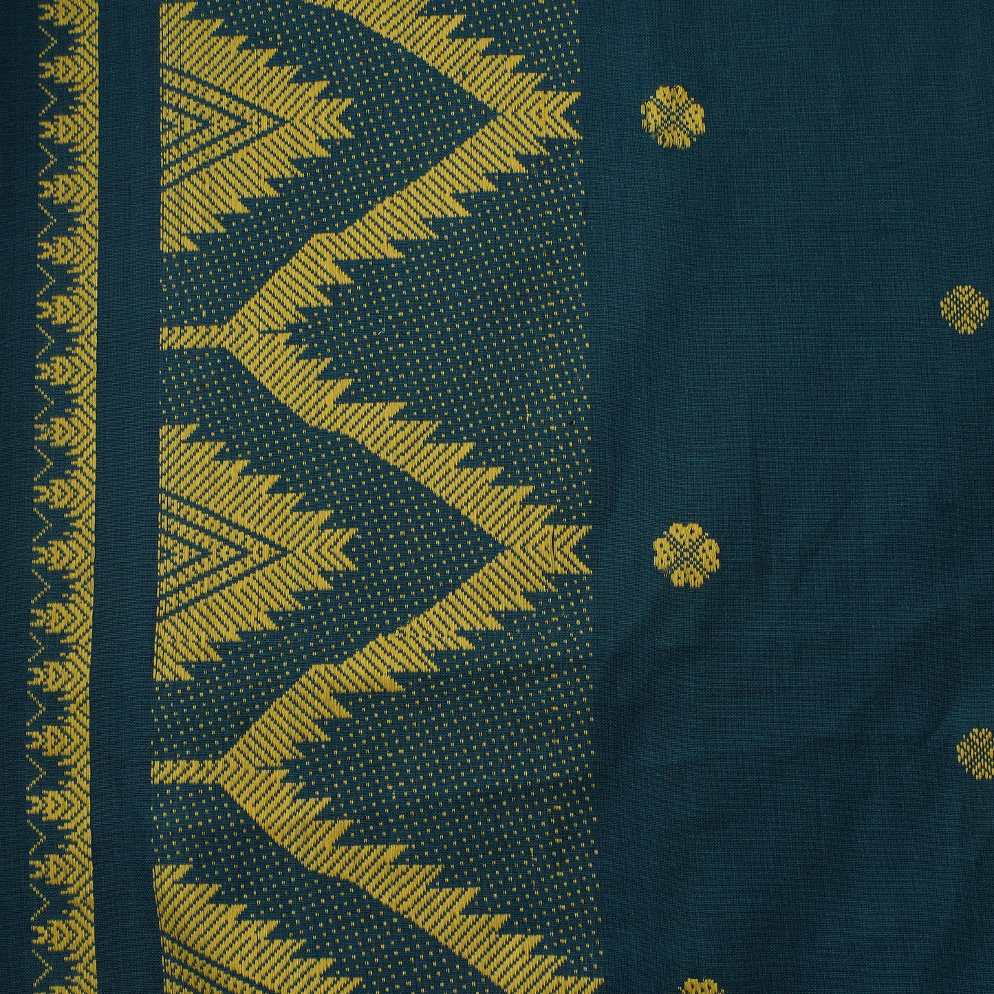 Blue - Prewashed Cotton Jacquard Fabric 42