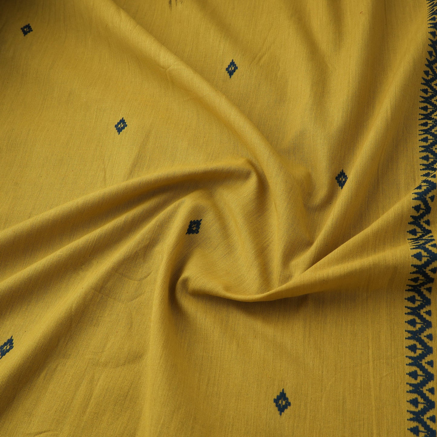 Yellow - Prewashed Cotton Jacquard Fabric 43