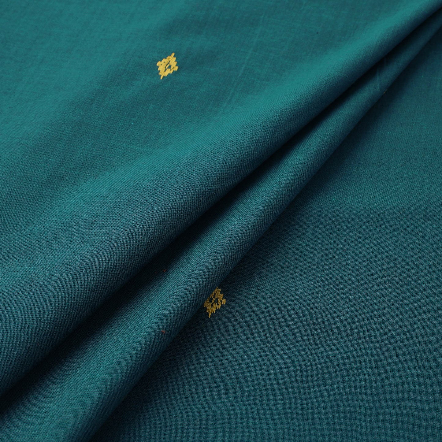 Blue - Prewashed Cotton Jacquard Fabric 46