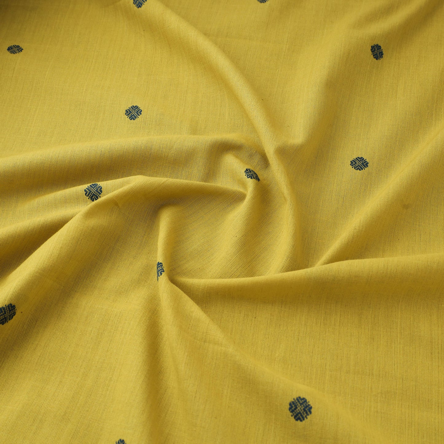 Yellow - Prewashed Cotton Jacquard Fabric 47