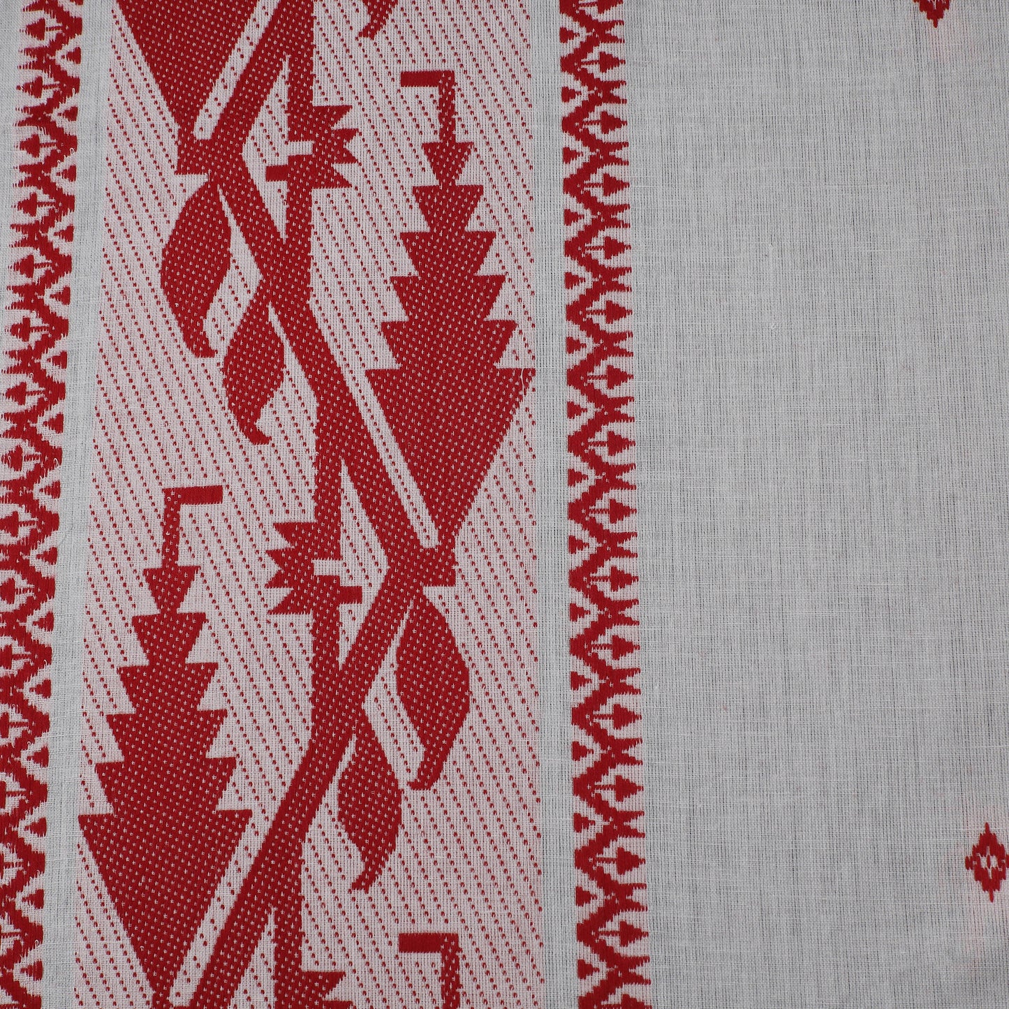 White - Prewashed Cotton Jacquard Fabric 48