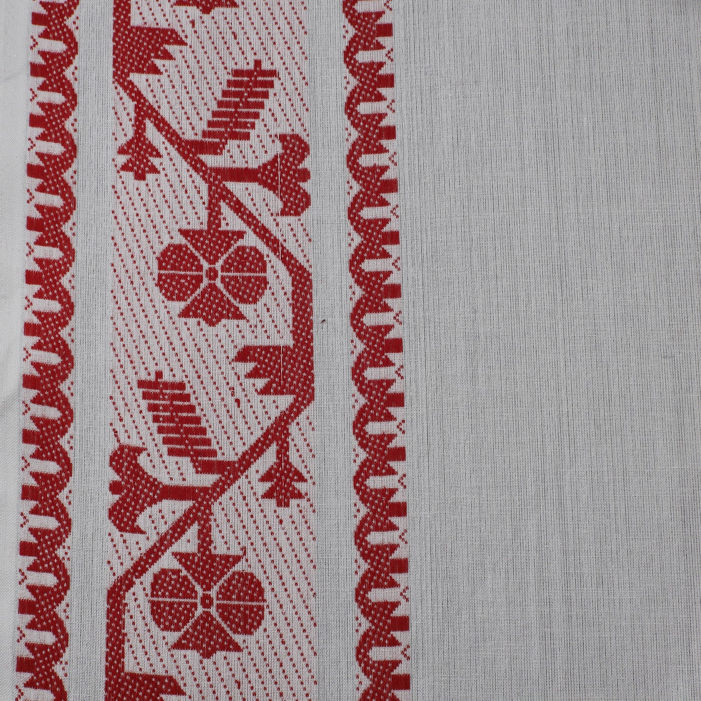 White - Prewashed Cotton Jacquard Fabric 49