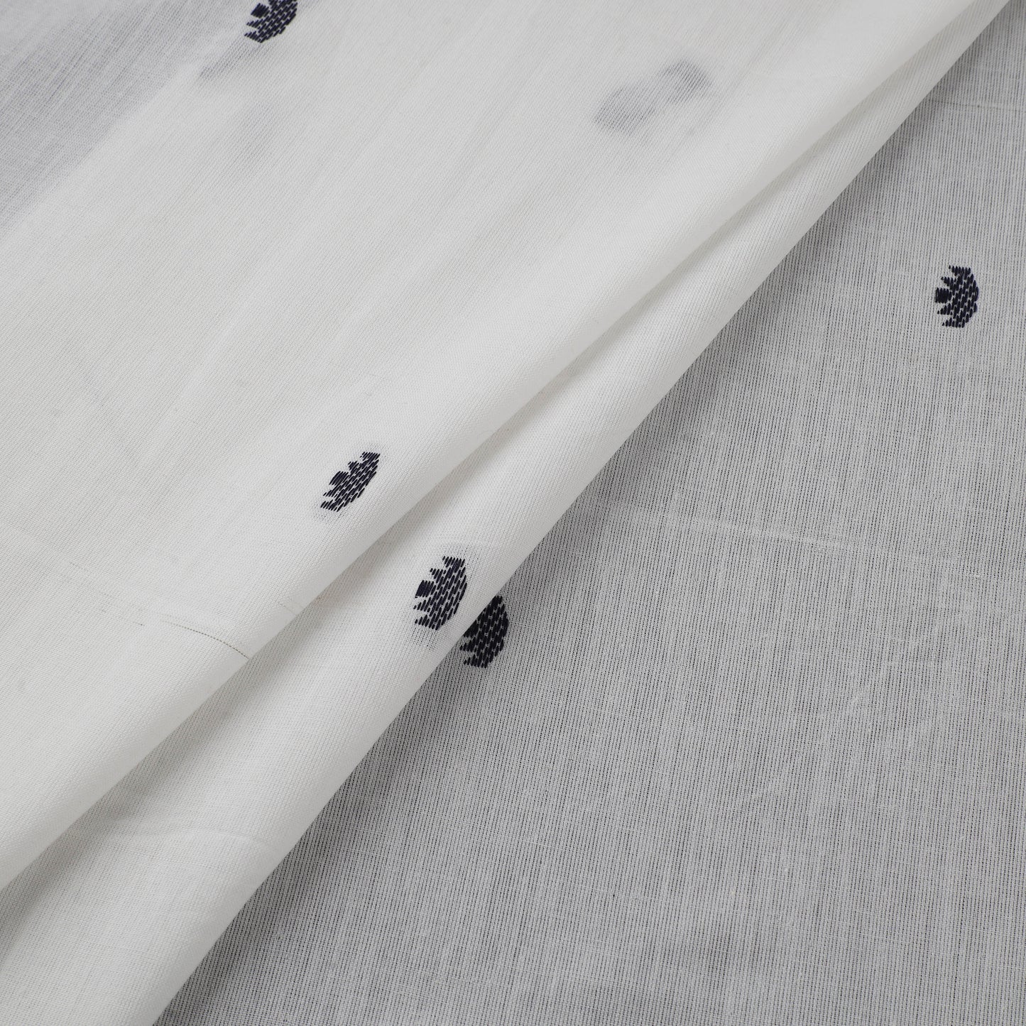 White - Prewashed Cotton Jacquard Fabric 51
