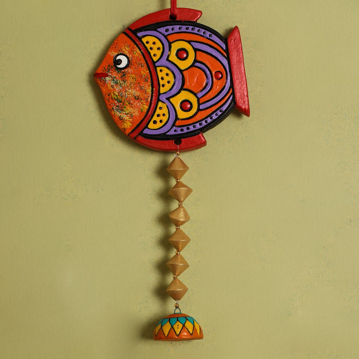 Bishnupur Handpainted Terracotta Wall Hanging 83