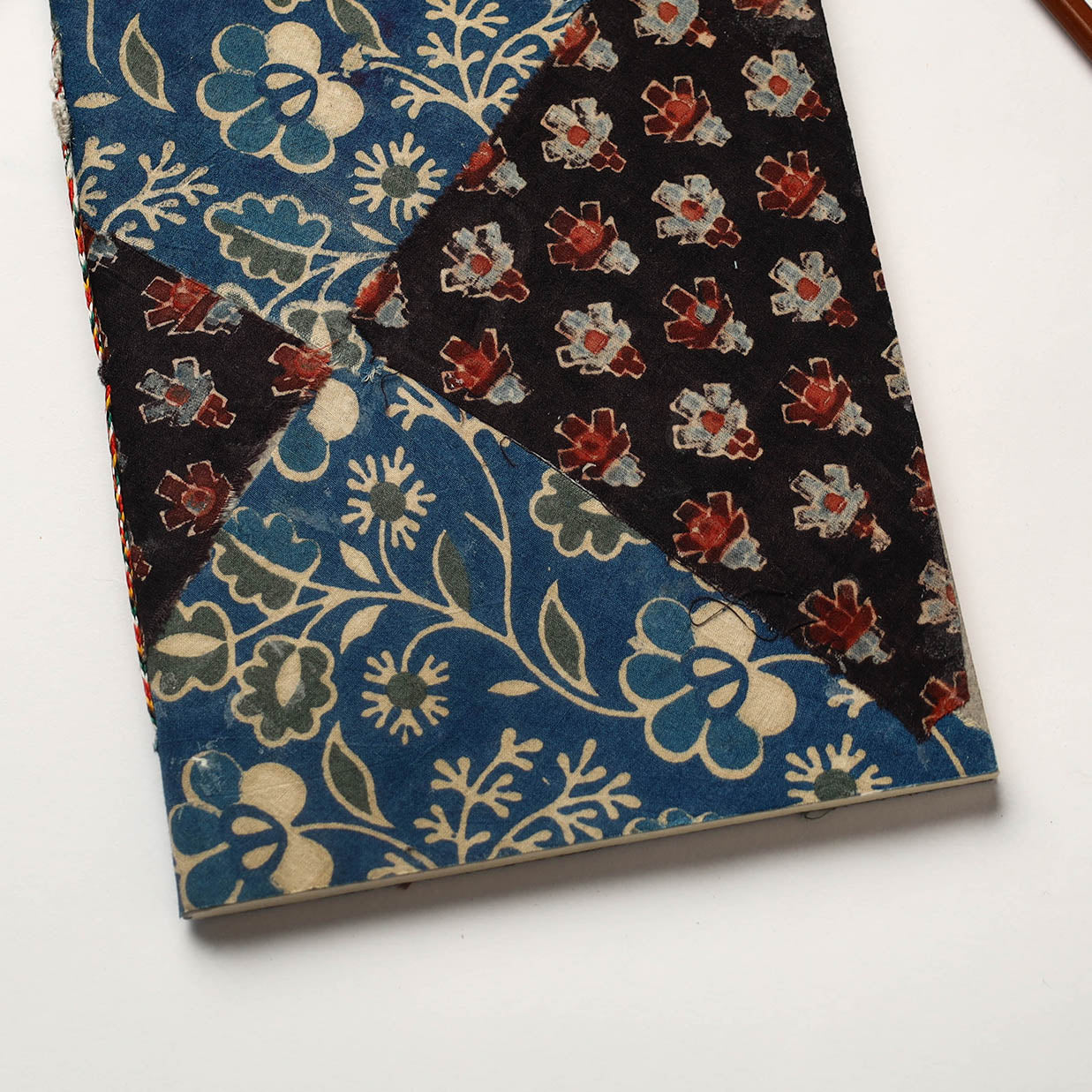 Buy Patchwork Fabric Cover Handmade Paper Notebook