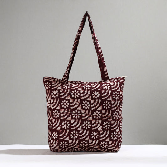 Handcrafted Batik Printed Cotton Hand Bag 05
