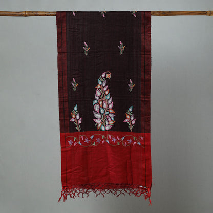 Kashidakari Hand Embroidery Cotton Stole 37