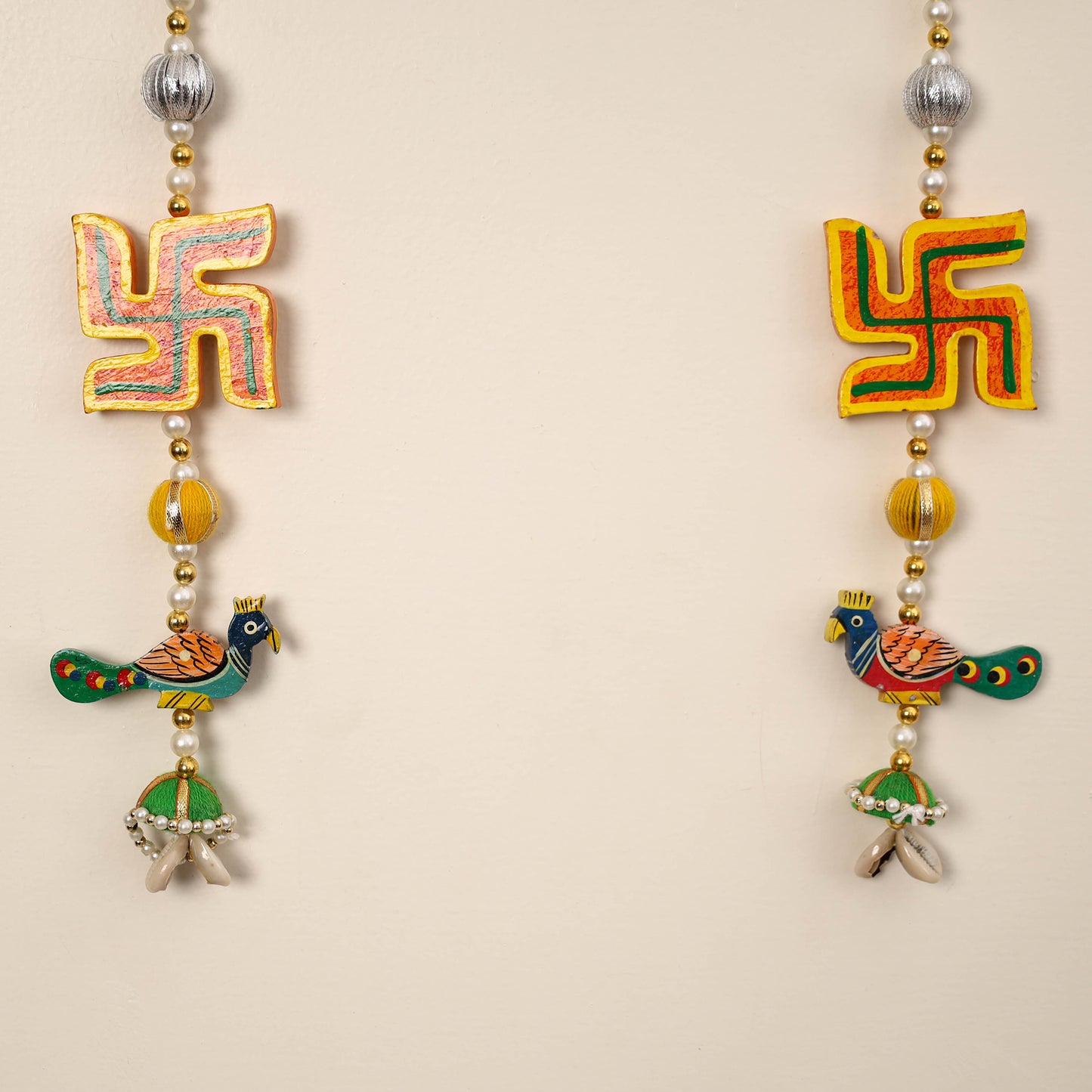 Handmade Bead Work Wall Hanging (set of 2)