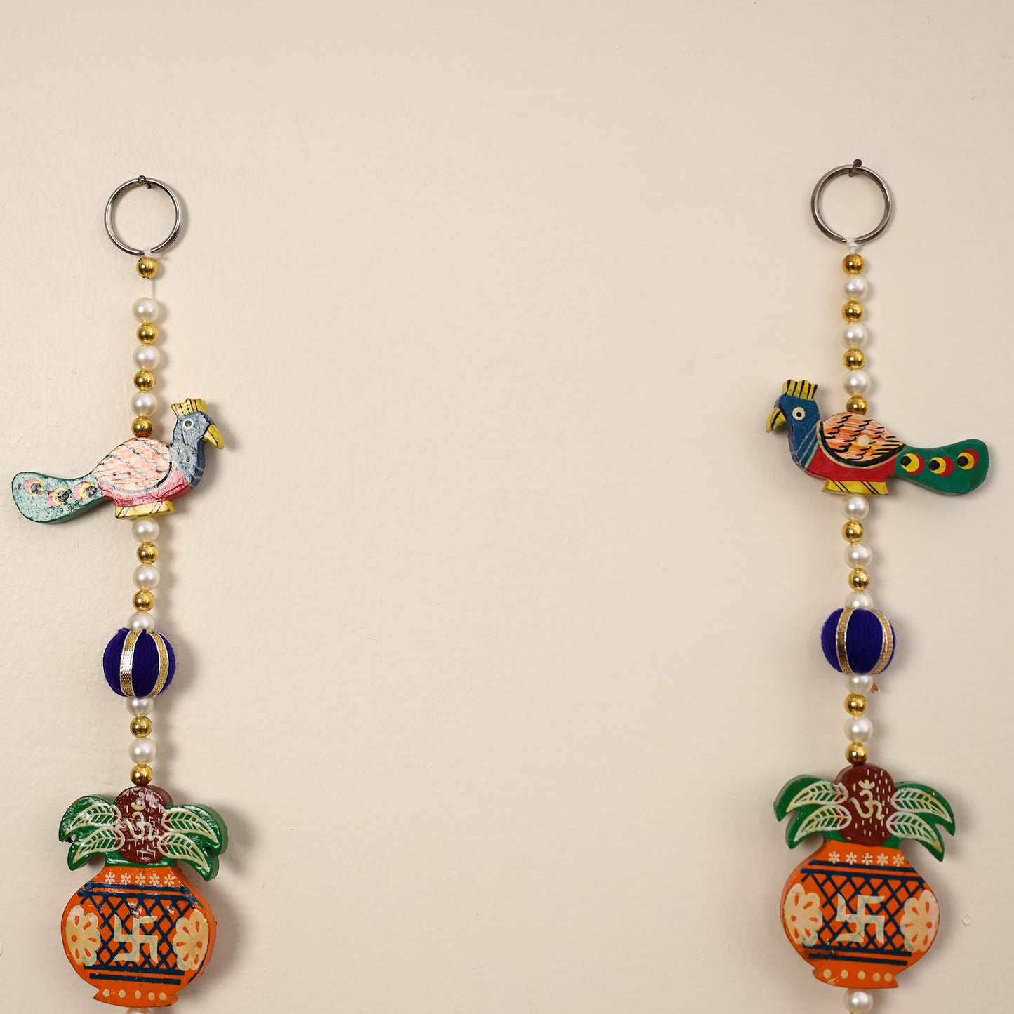 Handmade Bead Work Wall Hanging (set of 2)