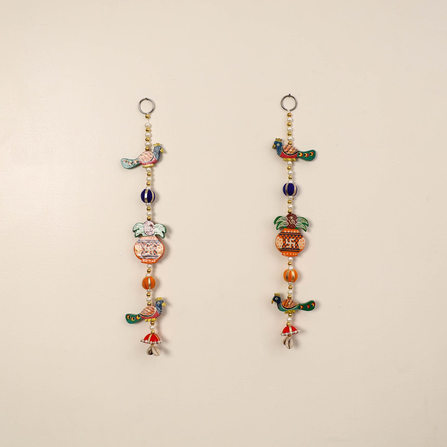 Handmade Bead Work Wall Hanging (set of 2)