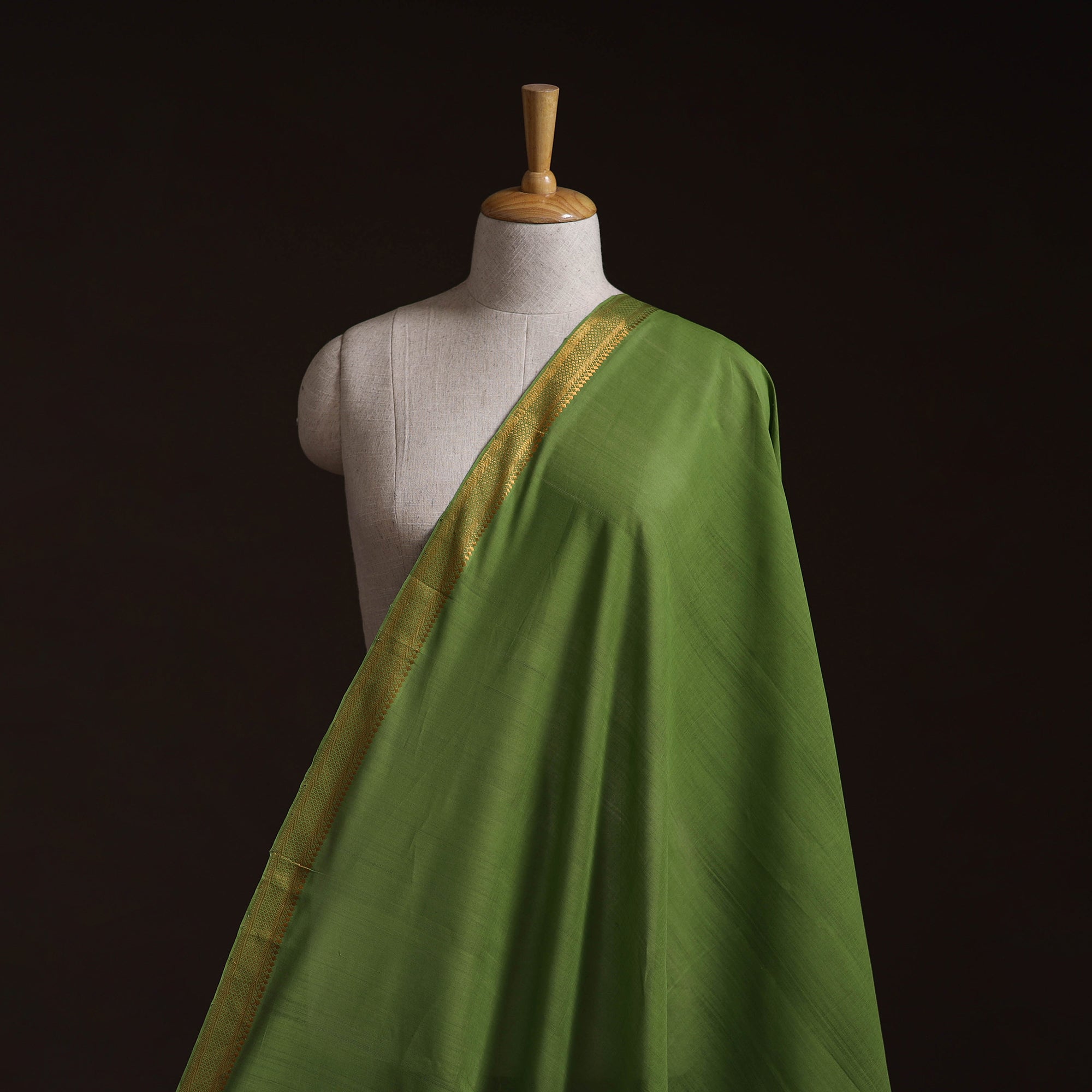 Blue - Leheriya Tie-Dye Mothra Chanderi Silk Dupatta with Tassels