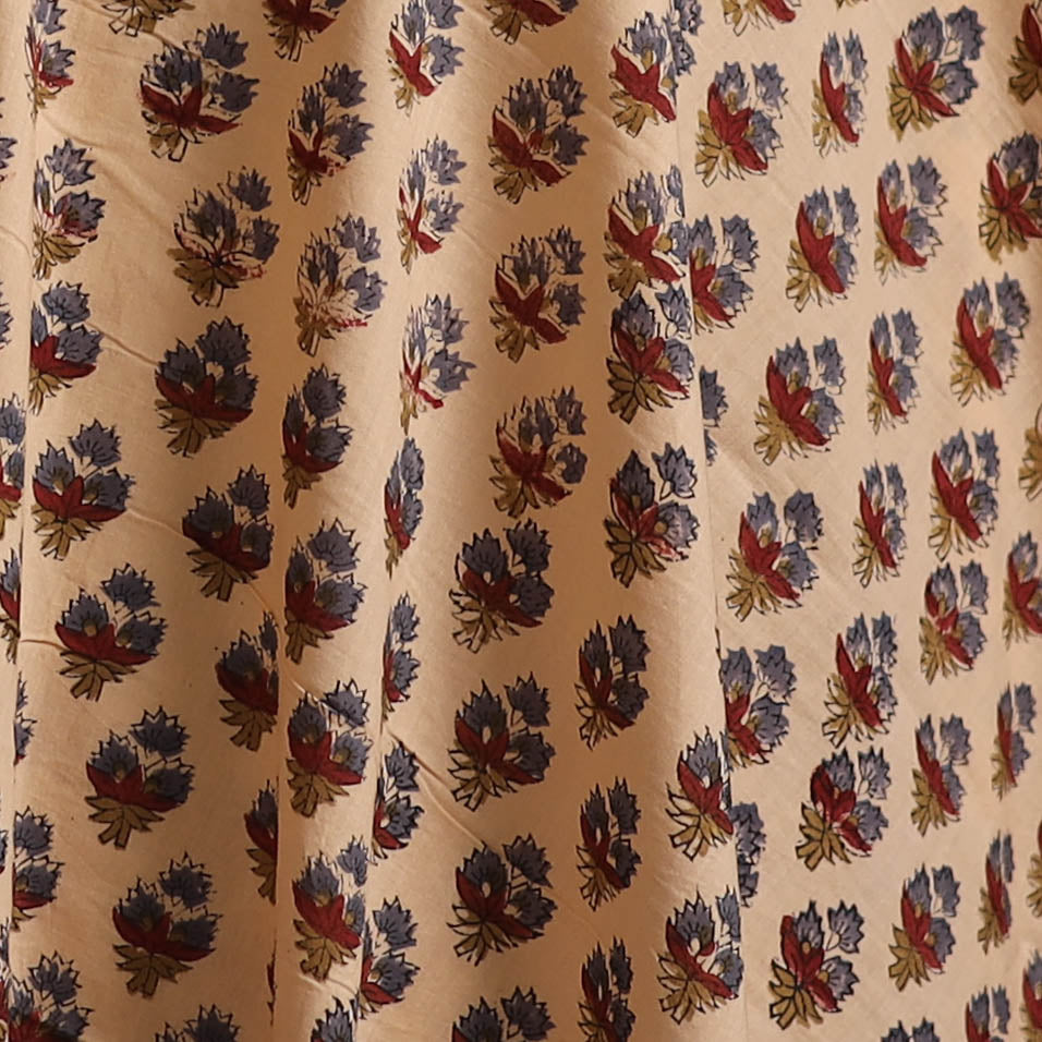 Sanganeri Hand Block Print Cotton Fabric 01
