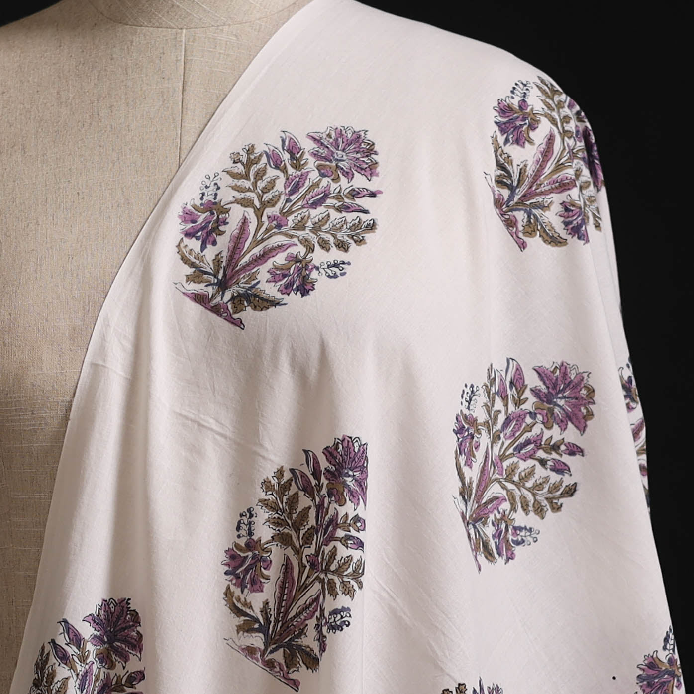 Sanganeri Hand Block Print Cotton Fabric 08
